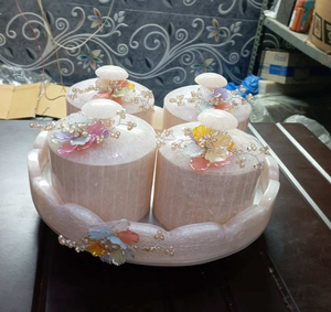 Luxurious <b>Resin</b> Dry Fruit Jars Set for Kitchen <b>Table</b> Decor 100% Handmade Eco-Friendly with Flip <b>Top</b> Lids - Product Image 5
