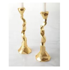 Support de Bougie en Métal Doré Unique, Centre de Table Décoratif pour Mariages, Noël, Événements et Fêtes à Domicile - Product Image 6