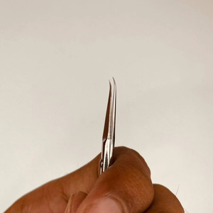 Professional Manicure Pedicure <b>Nail</b> Scissors with Stainless Steel Sharp Curved Blades Ergonomic Comfortable Grip Handles - Product Image 4