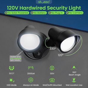 Lampada di Sicurezza per Esterni 25W da Crepuscolo all'Alba, 2000LM IP65, 3CCT 3000K/4000K/6000K, Certificata ETL - Product Image 4