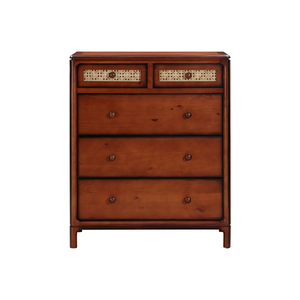 PRECIO COMPETITIVO LAYTON Gabinete Tallboy de madera Muebles de dormitorio Armario de madera Embalaje de cartón de suministro directo vietnamita - Product Image 2