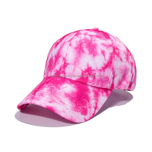 Gorra de Béisbol Deportiva con Estampado Tie Dye Arcoíris para Hombre y Mujer, Venta al Por Mayor - Product Image 3