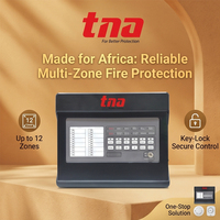 Panneau de commande d'alarme incendie conventionnel Tanda TXC7004 4 zones CE EN54 AC220V