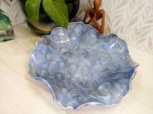 Bol à salade en résine de la meilleure qualité, couleurs personnalisables et design artisanal, bol à salade en résine pour fruits, vaisselle de table - Product Image 5