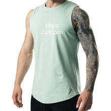 Camiseta sin mangas para culturismo para hombre, chaleco de gimnasio transpirable sin mangas para entrenamiento físico - Product Image 5