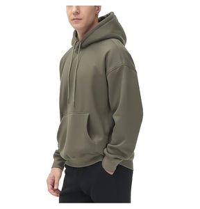 Nueva Llegada, Sudadera con Capucha para Hombre, 100% Algodón, Forrada, Manga Larga, Cuello Caído, Color Sólido, Cómoda, Tallas Grandes, Personalizable - Product Image 3
