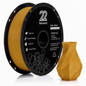 Filamento PLA+ Ocre 22Network al por Mayor, 1.75mm, Bobina de 1KG, Filamento para Impresora 3D Industrial, Alta Velocidad 300mm/s, OEM ODM - Product Image 1