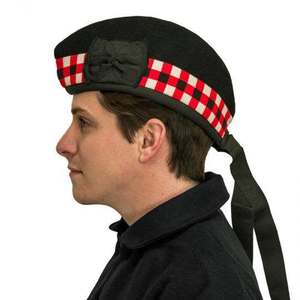 Casquette Glengarry écossaise 100 % laine, chapeau traditionnel à motif losanges, ajustable, écologique, toutes saisons, pour événements cérémoniels des Highlands - Product Image 2