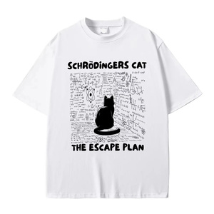 T-shirt décontracté pour homme, noir, à manches courtes, col rond, coupe classique, 100 % coton jersey, tissu anti-boulochage 210 g, impression sérigraphique - Product Image 4