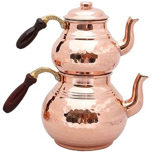 Premium Brass Coffee <b>Tea</b> Kettle Handcrafted Traditional Serving Pot for Kitchen Decor Home Hotel Restaurant Bulk Buyer India - Product Image 1