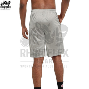 Summer Luxury Custom <b>Shorts</b> High Street Gym Workout Mesh <b>Shorts</b> With <b>Zip</b> <b>Pocket</b> Solid Design Basketball Streetwear - Product Image 5