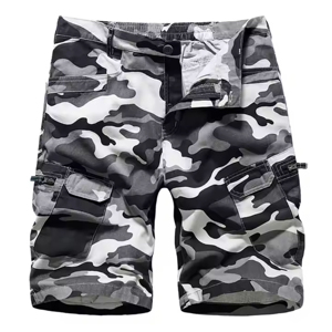 Custom Embroidery Logo Men Solid Canvas Cotton Drawstring <b>Shorts</b> Knitted <b>Joggers</b> Cargo Puff Printing Summer Casual Sport - Product Image 2