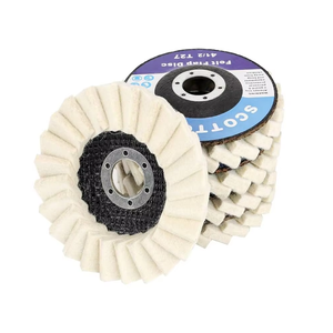 Discos de Fieltro Industriales para Pulir, Abrillantar y Acabado de Superficies de Acero Inoxidable con Rendimiento Abrasivo de Larga Duración - Product Image 1
