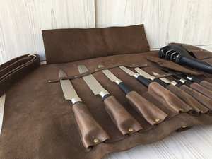 Bolsa de Herramientas Profesional de Alta Calidad, Clásica, Portátil, de Cuero Genuino, para Organizar Cuchillos, Gran Venta, LKR-0387 - Product Image 3