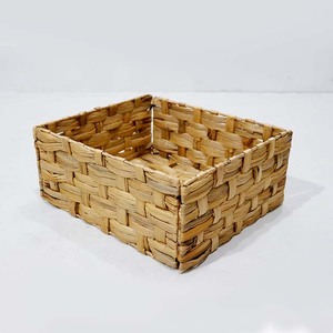 Cesta de Almacenamiento Rectangular Plegable de Jacinto de Agua Tejido, en Oferta - Product Image 4