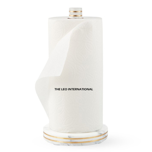 ที่ใส่กระดาษเช็ดปากสำหรับครัว ดีไซน์หลากหลาย คุณภาพดี เป็นมิตรกับสิ่งแวดล้อม ฐานหินอ่อน รูปทรงกลม สีขาว - Product Image 1