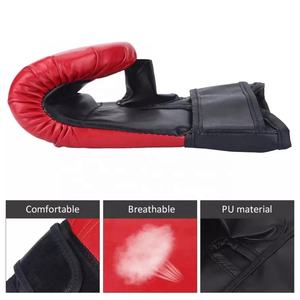 Guantes de Sanda de Piel Sintética PU de Alta Calidad de 8oz, con Dedos Completos, Impresión por Sublimación Personalizada, Impermeables, para Entrenamiento de MMA, Boxeo y Kick Boxing - Product Image 2