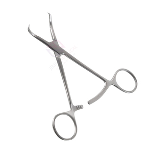 Instruments chirurgicaux orthopédiques allemands : Lot de 2 pinces de réduction osseuse 5,5'' plaquées or, manuelles, certifiées CE ISO, en promotion - Product Image 3