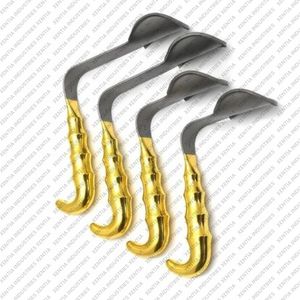 Retractor de Abdominoplastia Epstein Curvo 140mmx27mm, Hoja de Acero Inoxidable, Retractor Abdominal Quirúrgico, Instrumento de Cirugía Plástica - Product Image 5