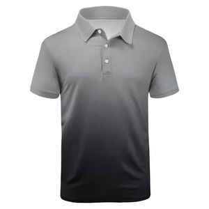 Camiseta Polo Deportiva Casual de Manga Corta para Hombre, Jersey con Degradado 3D y Solapa Sólida, 100% Poliéster, Alta Calidad - Product Image 4