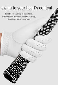 Gants de golf en cuir PU respirants personnalisés pour hommes, pour la main gauche, nouveaux accessoires pour adultes, gants de golf en peau de mouton OEM 2026 - Product Image 5