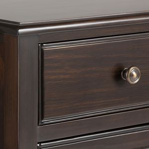 Mobiletto Contenitore da Ingresso Connaught Marrone Castagna Scuro - Elegante Arredamento per Soggiorno - Product Image 6