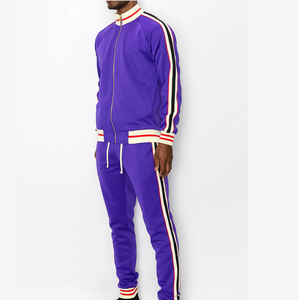 Wholesale <b>Sweat</b> <b>Suit</b> Slim Fit Sporty Tracksuit Joggers Set Trendy <b>Men</b> <b>Sweat</b> <b>Suit</b> Stripes Design Custom Logo Fitness <b>Sweat</b> <b>Suit</b> - Product Image 1