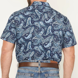 เสื้อเชิ้ตทำงานแขนยาวลายทางผ้าโพลีเอสเตอร์/คอตตอน 140 กรัม สำหรับผู้ชาย สวมใส่สบาย ระบายอากาศได้ดี เหมาะสำหรับงานอุตสาหกรรม - Product Image 2