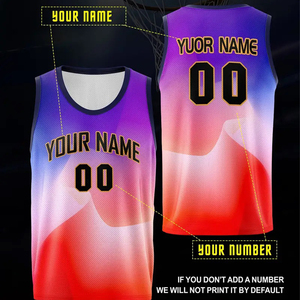 Premium Custom Basketball Jersey Supplier OEM Basketball Team Uniform Wholesale Breathable Sleeveless Quick Dry Sublimated - Product Image 4