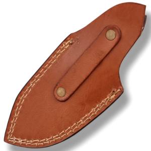 Couteau de survie et de chasse de haute qualité avec manche en bois original, en acier Damas, petit format, personnalisable pour le camping et la randonnée en extérieur - Product Image 5