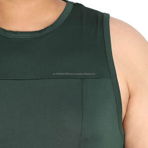 Débardeur de sport pour homme sans manches sur mesure de haute qualité, couleur unie, respirant, pour la musculation, haut de fitness - Product Image 6