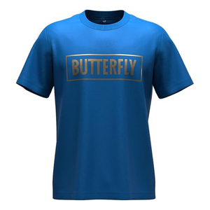 T-shirt Butterfly 47210 BL en nylon/coton III pour le tennis de table, léger, unisexe, confortable, vêtements de sport, directement du Japon - Product Image 5