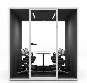 Pod de réunion moderne et écologique pour équipe dirigeante avec structure en aluminium - Product Image 1