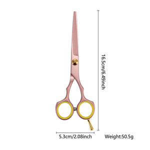Ciseaux de coiffure professionnels en acier inoxydable OEM neufs, vente en gros, ciseaux de barbier pour droitiers - Product Image 6
