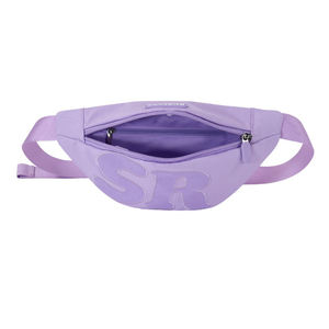 Trousse à crayons en nylon simple SENDA personnalisée, couleur violette, résistante à l'eau, avec logo SR, pour fournitures scolaires - Product Image 4