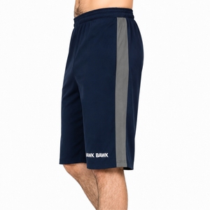 Shorts longs pour hommes sur mesure, qualité supérieure, tissu doux avec bande latérale grise, séchage rapide, élastique, shorts longs pour hommes faits sur mesure - Product Image 3