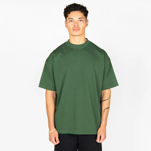เสื้อยืดแขนสั้นผู้ชายไซส์ใหญ่สำหรับวัยรุ่น ผ้าถัก ระบายอากาศดี สไตล์ลำลองสำหรับฤดูร้อน ชุดเซ็ต - Product Image 2