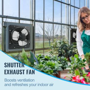 Ventilatore di Scarico a Soffietto da 3,6 m, 10 Velocità Regolabili, 940 CFM, con Controllo Temperatura e Umidità, Montaggio a Parete, Motore EC, in Plastica - Product Image 2