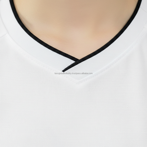 Uniforme de Bádminton para Mujer, Cuello en V, Manga Corta, Secado Rápido, Transpirable, Personalizado, OEM, Venta al Por Mayor - Product Image 5