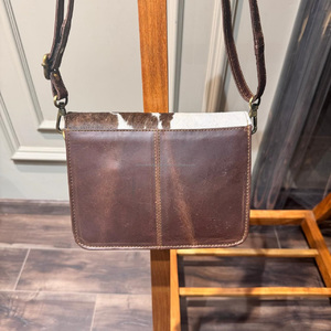 Vente chaude sac à main en cuir de fourrure de vachette femmes élégantes sac à main sac à bandoulière cheveux sur sacs en cuir - Product Image 3