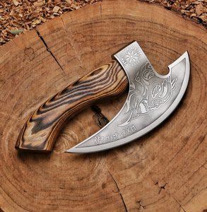 Cuchillo para Pizza de Acero al Carbono Personalizado, Hecho a Mano, con Mango de Madera Antideslizante, Sostenible, con Logotipo Personalizado, LEGACY BLADES, Venta al Por Mayor - Product Image 4