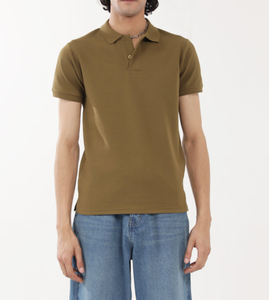 Polo pour hommes de couleur unie en gros – Personnalisable, respirant, en coton anti-boulochage, haute qualité, grandes tailles, tricoté uni - Product Image 1