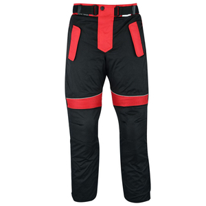 Pantalon de moto de course imperméable coupe-vent homologué CE avec protections genoux et hanches respirant séchage rapide durable - Product Image 1