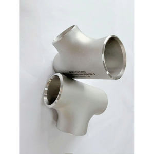 Raccord de tuyauterie de haute qualité en acier inoxydable ASME B16.9 A SA403, té réducteur sans soudure à courbure ronde - Product Image 1