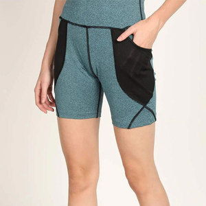 Pantalones Cortos Deportivos para Mujer, Precio de Fábrica, con Bolsillo, al por Mayor, Personalizados, Transpirables, Casuales de Verano, de Poliéster - Product Image 6
