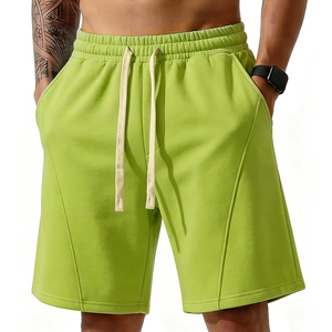 Shorts d'extérieur haute performance en molleton de coton, coupe classique, matière douce, confortables pour le quotidien, bas décontractés et actifs - Product Image 1
