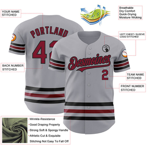 New Arrivals 2026 <b>Baseball</b> & Softball Wear Shirts SOLID Color Sublimation Printed Plus Size Button Down Style 100% Polyester - Product Image 3