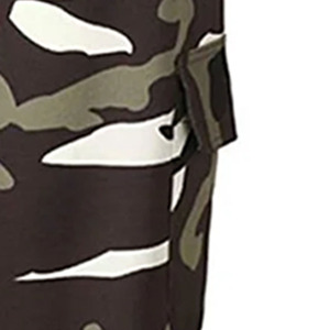 <b>Men's</b> Camouflage Cargo Sweatpants High Waist Elastic Multiple Pockets Casual Style Autumn Wear Breathable Midweight Fabric - Product Image 2