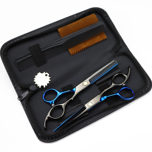 Kits de tijeras para cortar cabello, 25 juegos de tijeras de peluquería de acero inoxidable, tijeras profesionales para entresacar cabello para barberos - Product Image 5