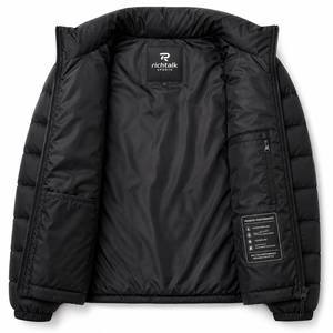 New Style Men Puffer Jacket Front Stand Collar Winter Soft Warm <b>Fabric</b> Comfortable Durable Material Breathable Eco-Friendly - Product Image 4